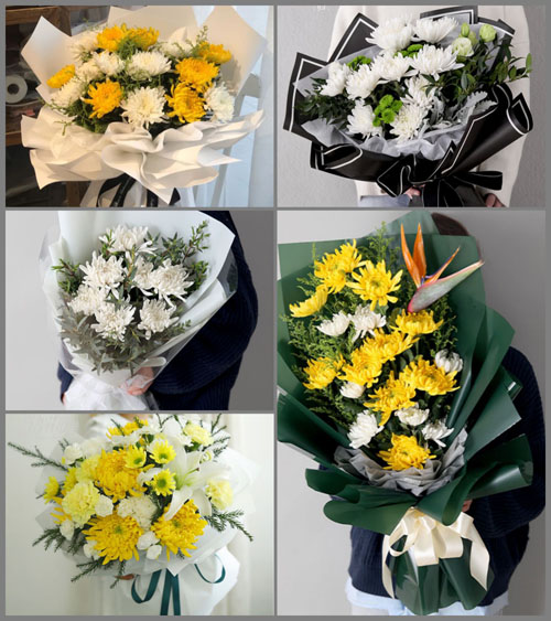 贵州遵义播州区枫香镇白事花束代送